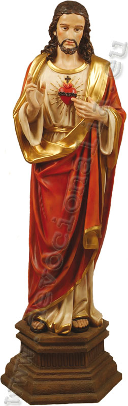 Jzus szve szobor - 130 cm