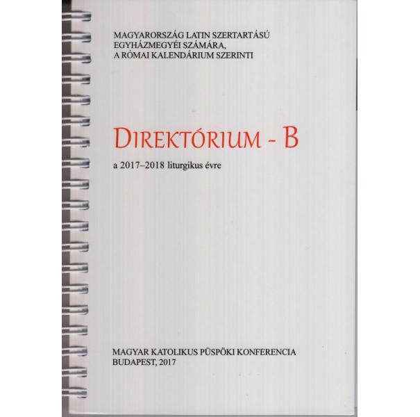 Direktrium-B v 2017-2018-as liturgikus vre