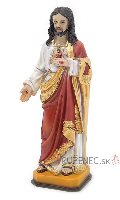 Jézus szíve szobrocska - 12,5 cm