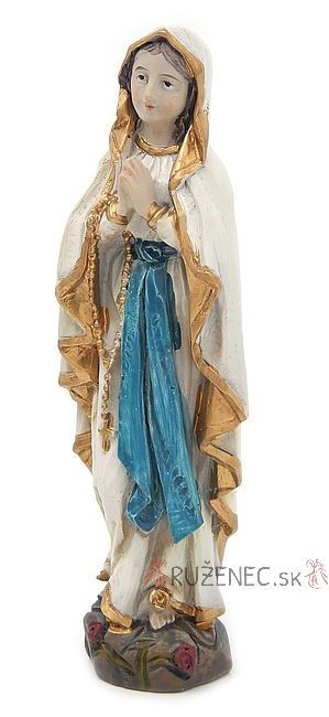 Lourdes-i Szűzanya szobrocska - 12,5 cm