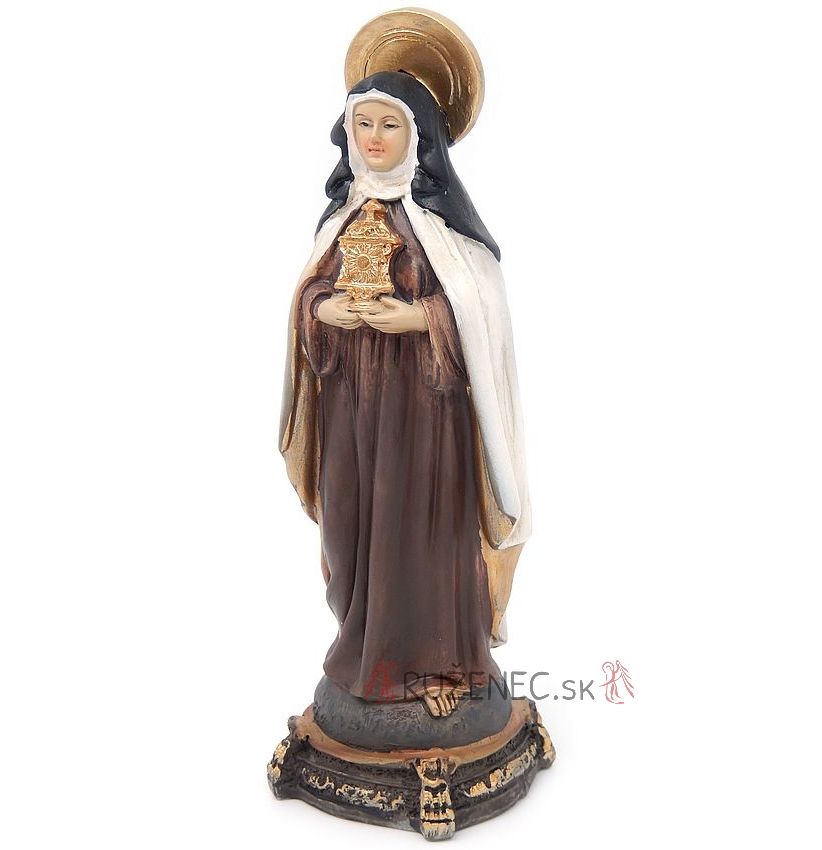 Assisi Szent Klára szobor - 19cm