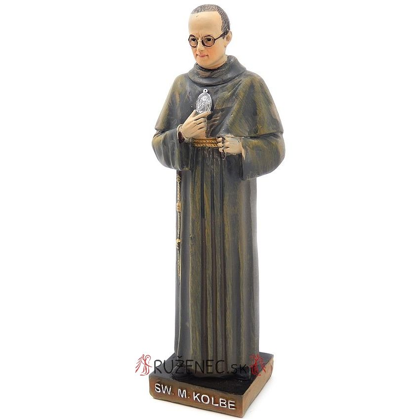 Szent Maximilian Kolbe szobor - 20 cm