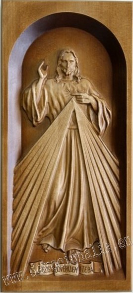 Fafaragás - Irgalmas Jézus - 30x14cm